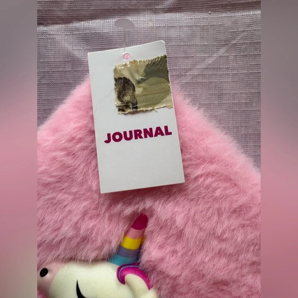 🌺 HOST PICK 🌺 Pink Unicorn Furry Journal